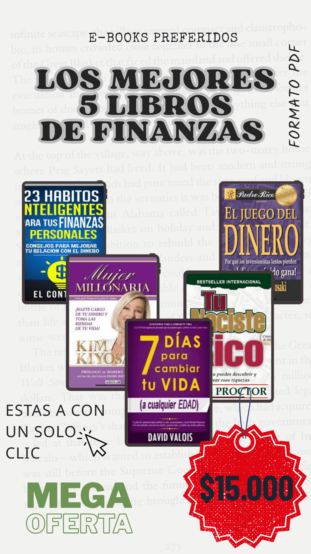💰 Los mejores 5 libros de finanzas 📈 - E - books preferidos